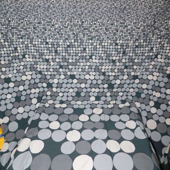 IKEA Smorboll Black White Gray Dots Queen / Double Duvet Cover & 2 Pillowcases - Picture 2 of 6